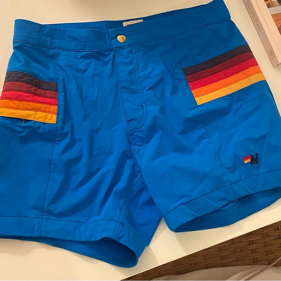 Mens Aviator Nation bathing suit/board shorts - Picture 2 of 5